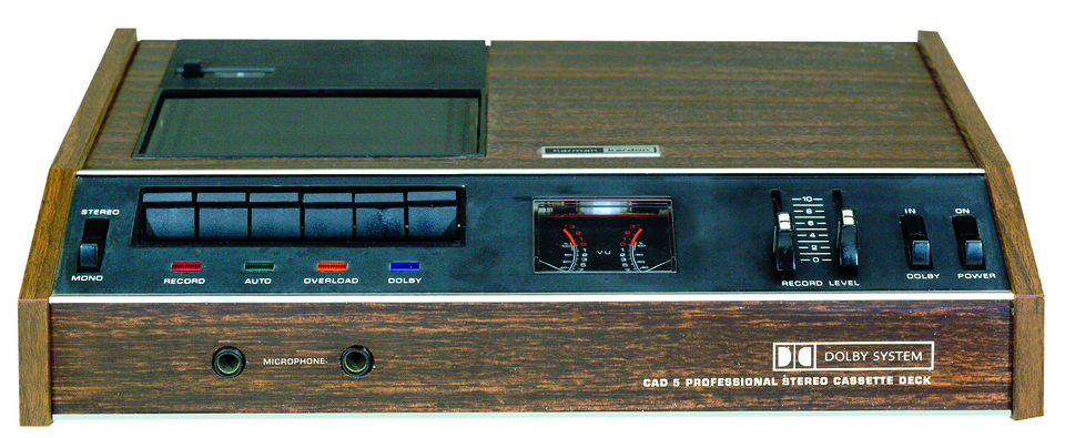 CAD 5 - Black - Stereo Cassette Deck with Dolby Noise Reduction - Hero